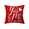 Christmas Theme Christmas Decoration Printed Pattern Cushion Cover Home Living Room Sofa Decor Waist Cushion Pillow Cover