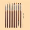 9pcs DIY painting brushes, for watercolor, oil painting, UV gel nail lining, nail acrylic painting brushes, and nail art paintin