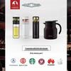 TOMIC Tea Infuser Double-Wall Glass Cup