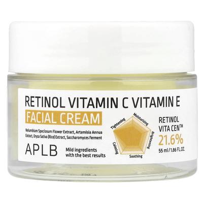 Retinol Vitamin C & Vitamin E Facial Cream, 55ml (1.86 Fl Oz)