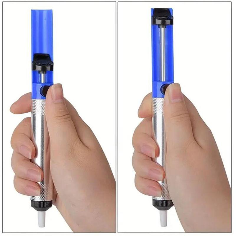 Aluminum Metal Desoldering Pump Suction Tin Gun Soldering Sucker Pen Removal Vacuum Desoldering Pump Tool