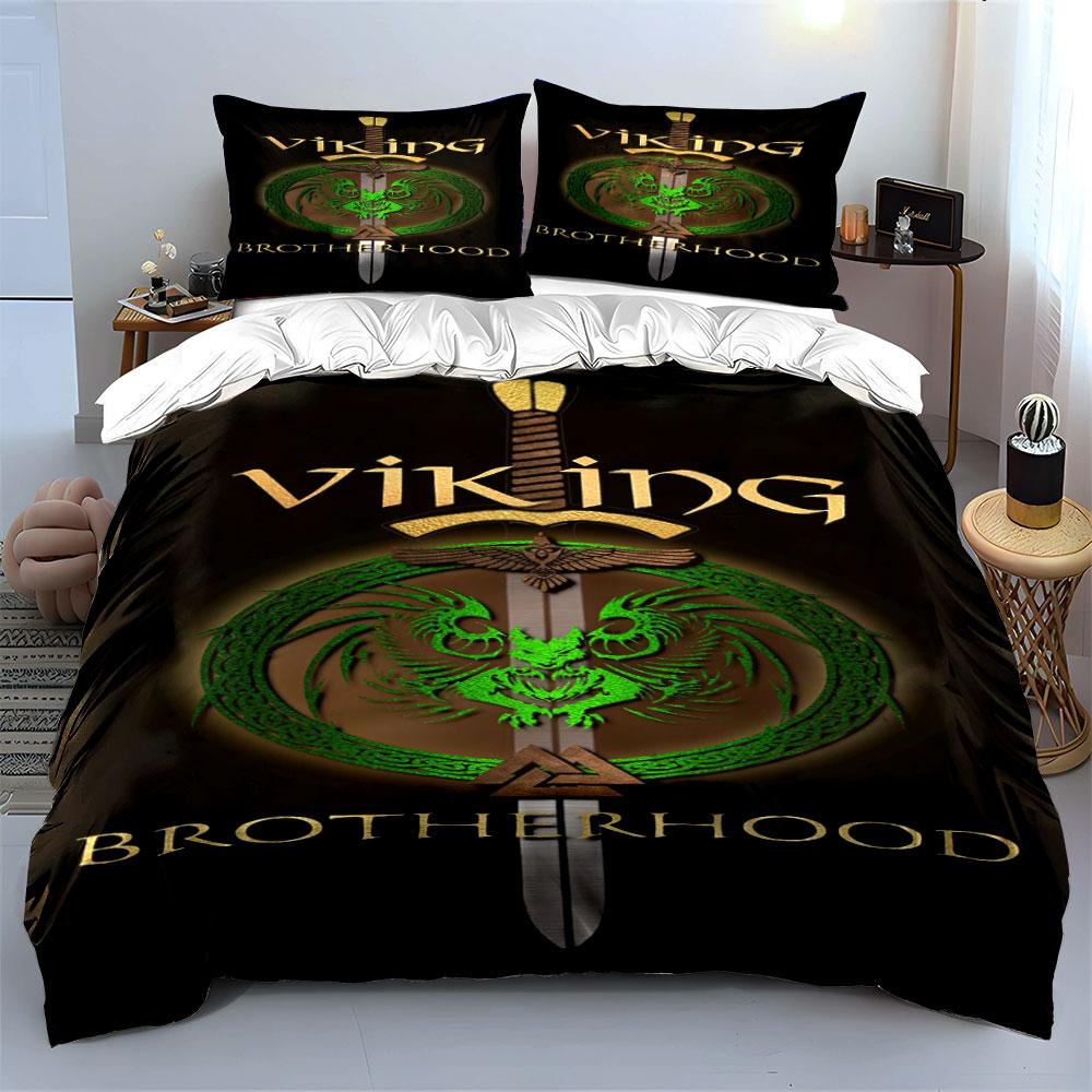 Green dragon and sword. Bedding sets Duvet cover sets Duvet covers Pillowcases(1 * Duvet Cover 2 * Pillowcases without duvet insert)