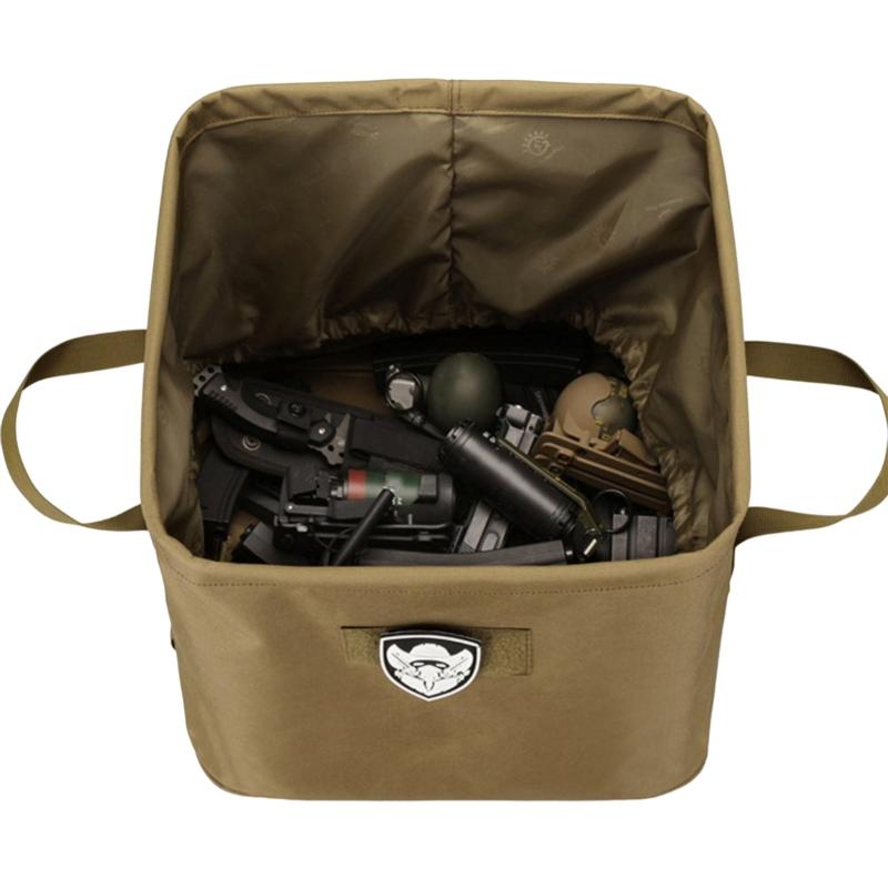 Household Portable Square Polyester Waterproof Toys Sundries Underwear Clothing Desktop Storage Basket Organizers Bag