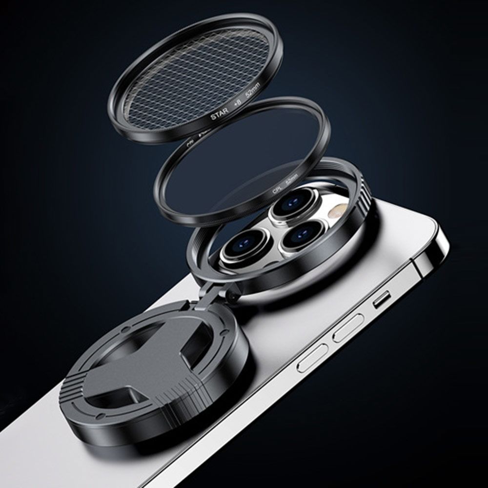 Portable Magnetic Circular Polarizer Camera 52MM Lens Clip New High-definition Filter