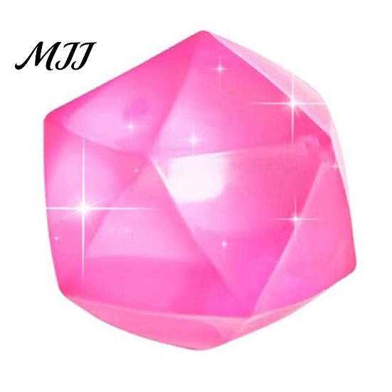 Adults Squeeze Ball Transparent Rhinestone Toy Anxiety Relief Polyhedron Sensory Stress Anti-anxiety Soft Students Office Workers Gift