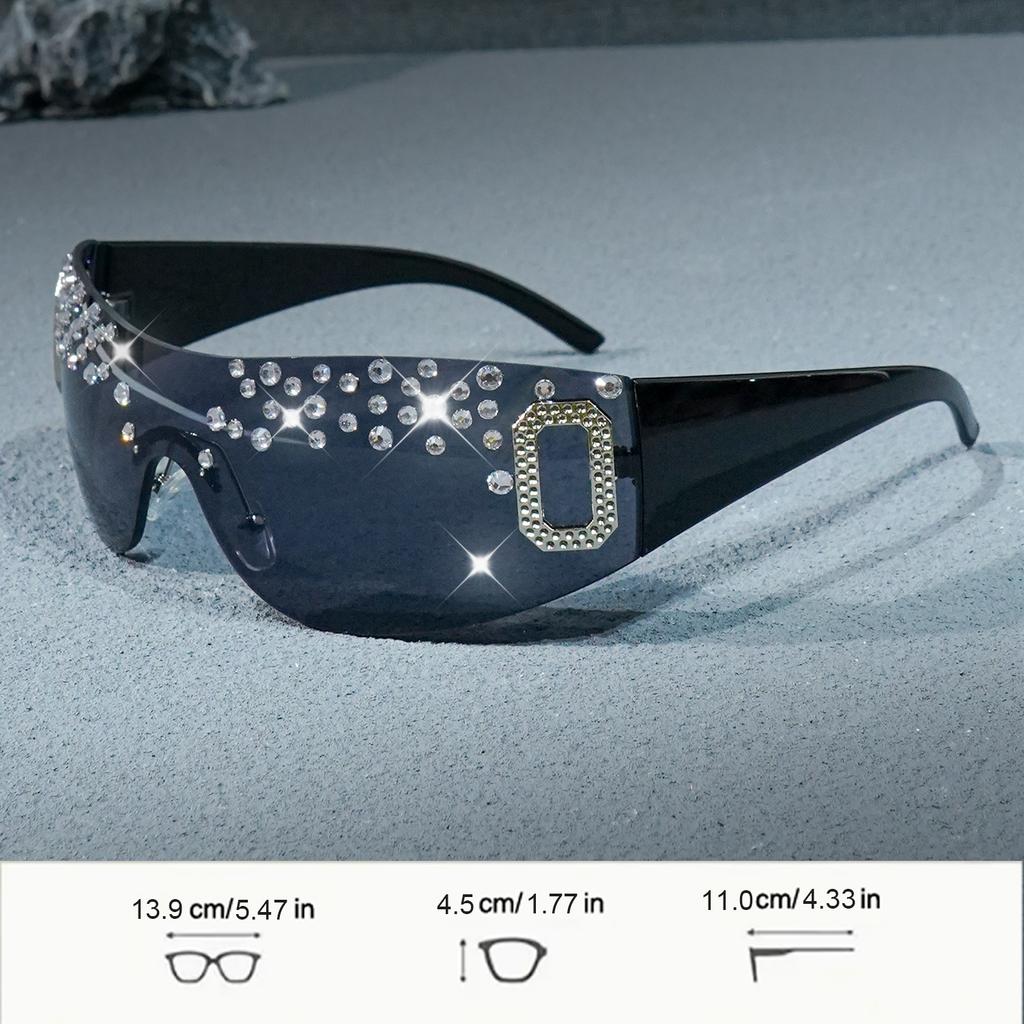 Rhinestone Design Fashion Women SunGlasses,Fashionable Outdoor Beach Glasses