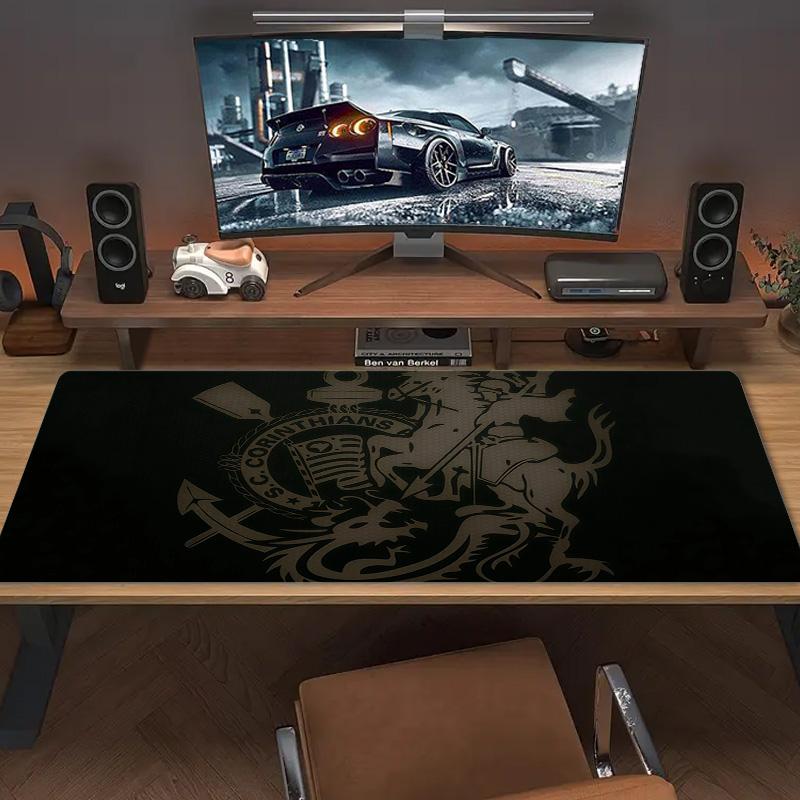 SC Corinthians Paulista Print Cushion Non-slip Laptop Tablet Big Mousepad XXL Mat Mini PC Playmat With Lock Edge