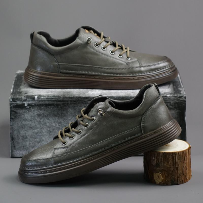 Fashion Official Website Hot Selling Men's Leather Casual Shoes Trend Oxford Shoes Office Men's Business Shoes Versatile Classic