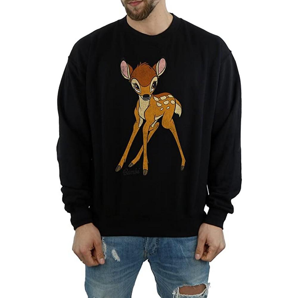 Bambi Klassisches Herren-Sweatshirt aus Baumwolle