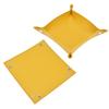Leather Key Tray Foldable Desktop Accessory Plate Easy Storage Jewelry Tray  Dresser