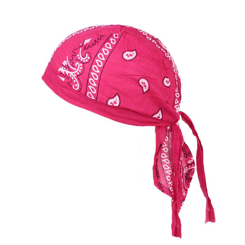 Baumwolle Radfahren Pirate Bandana Männer Frauen Headwraps Fahrrad Stirnband Kopftuch Schweiß Wicking Beanie Hip-Hop Turban Kopf Schal