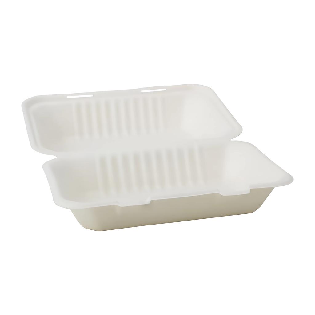 Menu Boxes Sugar Cane Containers 1/2 Dinner 230/155/ .