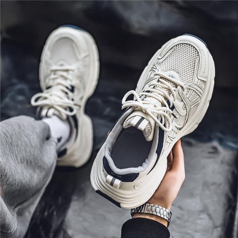 Fashion Hiking White Breathable Man Casual Sneaker Low Price Running Original Deals Size 9 Korean Walking Fashion Sports Shoes for Men