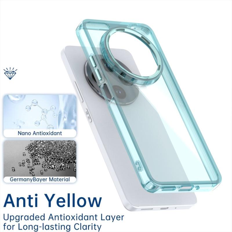 Fashion Metal Frame Anti Yellow Transparent Case for Redmi Note 14 Pro Plus 5G Shockproof Cover for Redmi 14C A3 Funda Coque