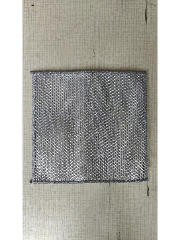 Non-Stick Steel Wool Dish Cloth - Double-Sided Metal Wire Kitchen Scrubber
