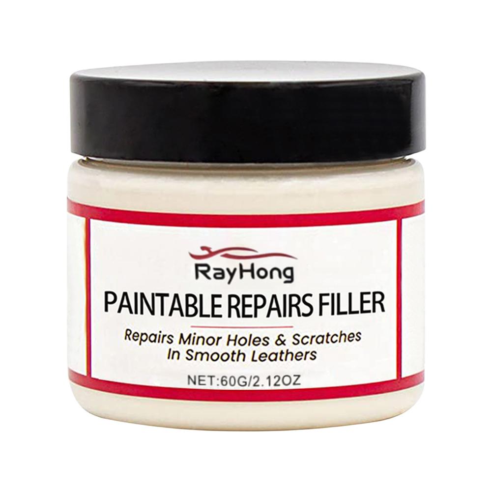 

60ml Compound Leather Restoration Cream Car Repair Scratches Cracks Auto Leather Repair Cream Tears Crack Burns Holes Filler