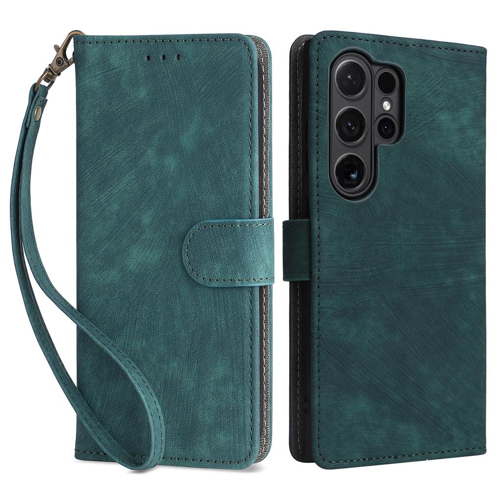 For Samsung Galaxy S24 Ultra Case PU Leather Wallet RFID Blocking Phone Cover