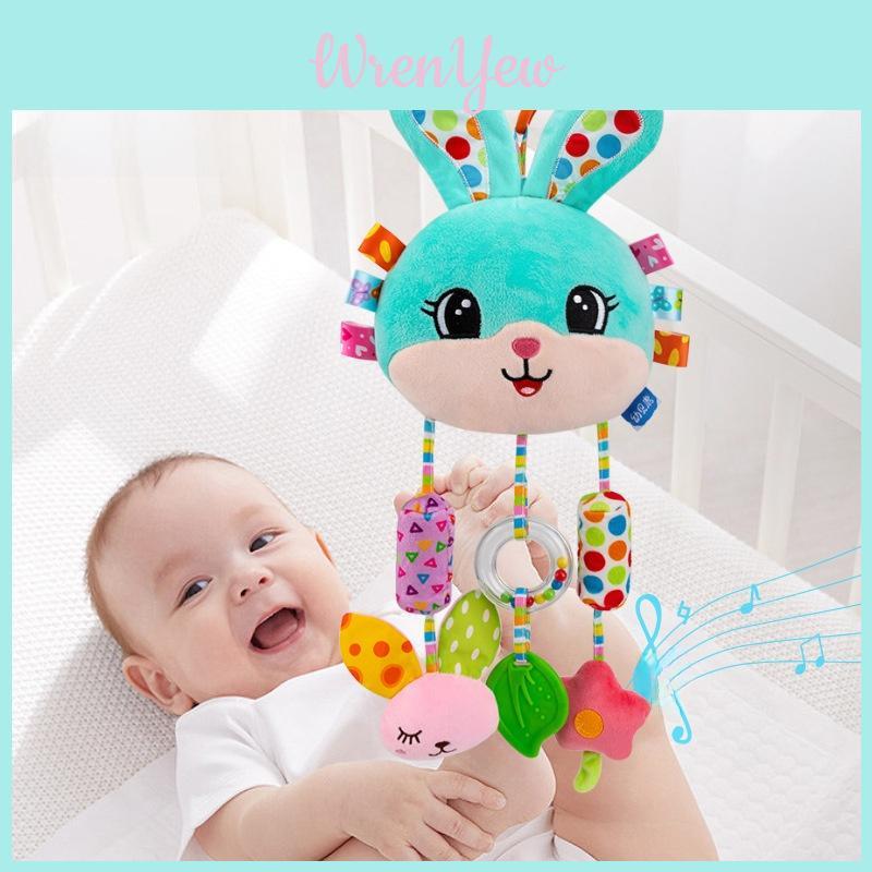 Baby Bedroom Baby Mobile With Plush Monkey Wind Chime For Crib Decor