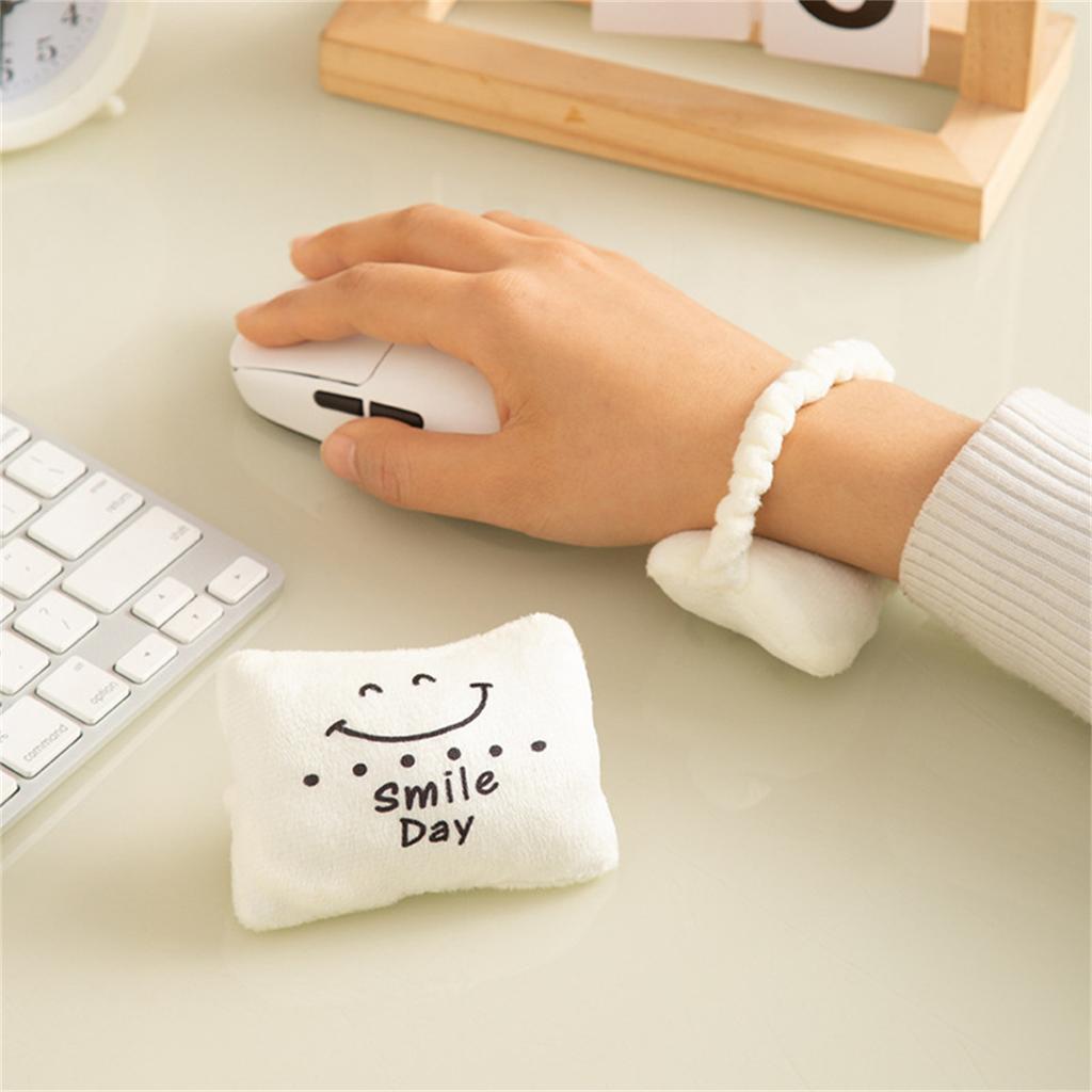 2pc Mouse Pad Wrist Pillow, Office Keyboard Typing Anti-wear Hand Pad, Hand Support, Office Wrist Guard Artifact