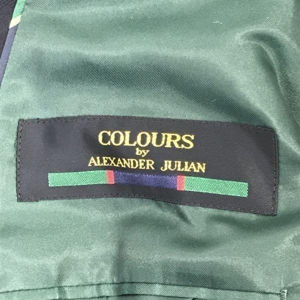 Made In Japan/COLOURS by ALEXANDER JULIAN Navy Blazer Gold Buttons Double Breasted/Men’s M/A5/(USED)