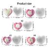 Heart Rose Scented Candle Silicone Mould Reusable Craft Tool With Detailed Rose Texture