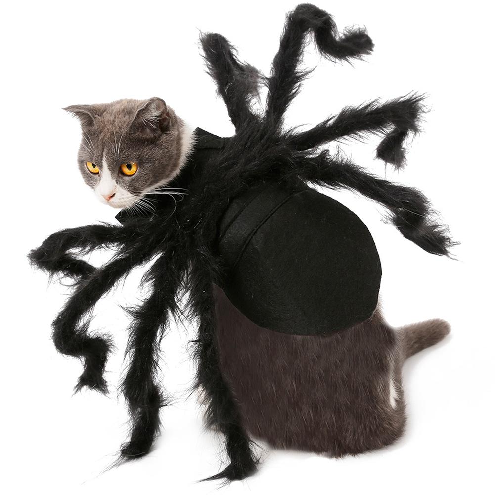 Kjæledyr Edderkoppkostyme Halloween Kjæledyr Edderkoppklær Hund Katt Skrekk Simulering Plysj Edderkopper Kle Seg Ut