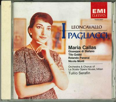 CD CALLAS (MARIA) - Pagliacci * Oper TOCE8557 Japan ObiKlassisch Gebraucht