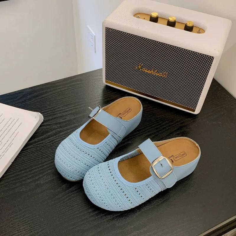 Mode Damen Flats Plateau Hausschuhe Web-Mules Schuhe Sandalen Sportliche Sneaker 2025 Sommer Designer Casual Slingback Zehentrenner Mujer