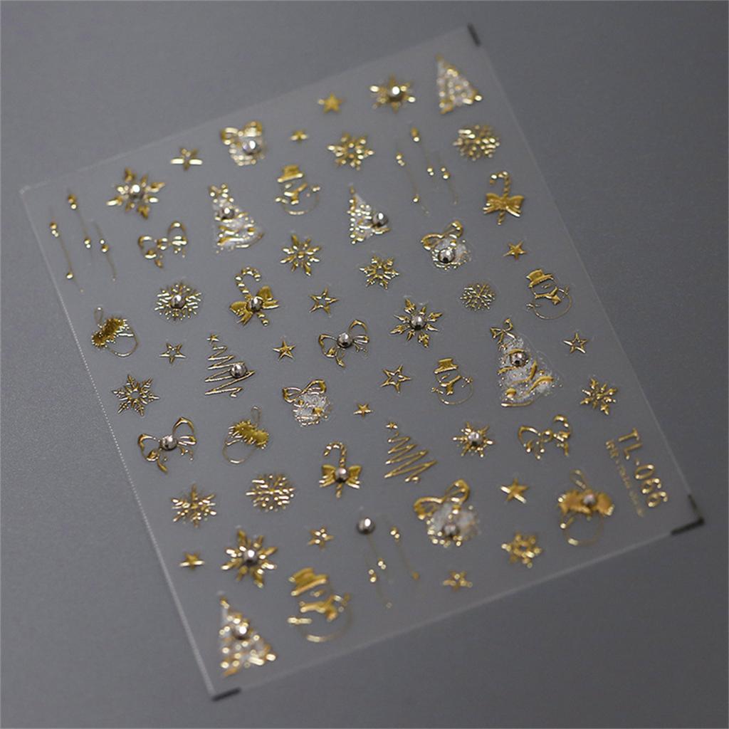 1pcs 5D Exquisite Purple Wisteria Flower Nail Art Stickers Flower Bow Nail Decoration Slider Decal Adhesive Transfer Part