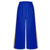 Girls Liturgical Dance Pants Metallic Patchwork Wide Leg High Waist Elastic Waistband Performance Trousers
