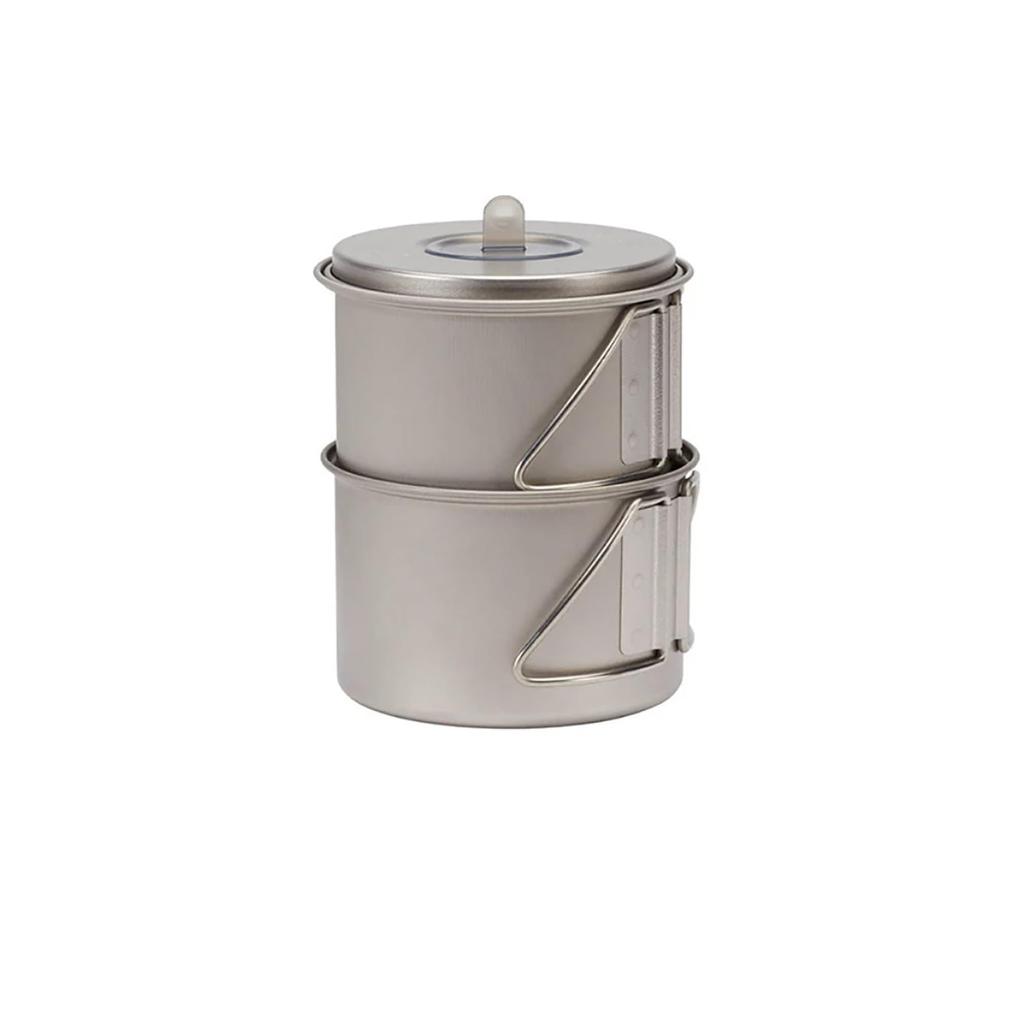 Snow Peak Solo Cookware Set Kiwami Titanium SCS-004TR Lightweight Camping Cooking Gear