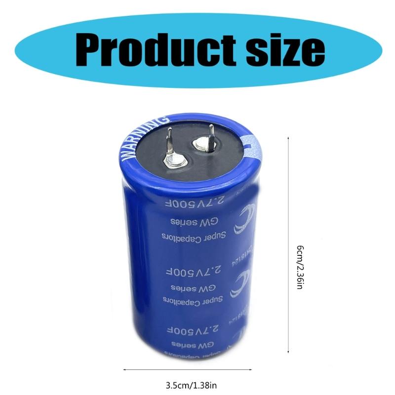Super Farads Capacitor 2.7V500F High Current Ultracapacitor Protections Board for For Car Automotive Rectifier