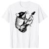 Possum Playing Electric Guitar Animal Music T Shirts Summer Raccoon Rat Cotton Streetwear Birthday Gifts T-shirt Men