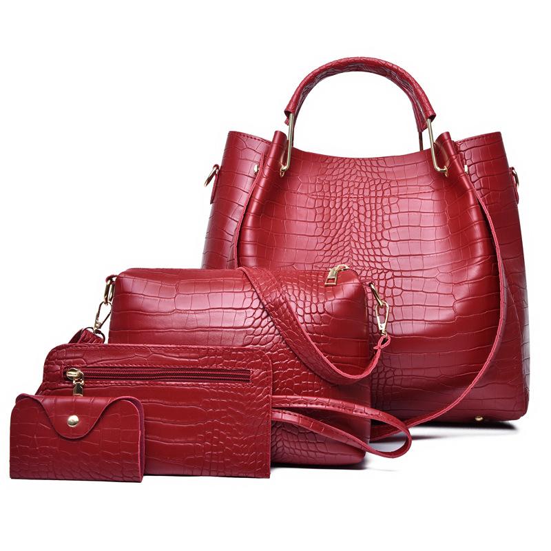 Set of Four Large-capacity Shoulder Crossbody Handbags for Women