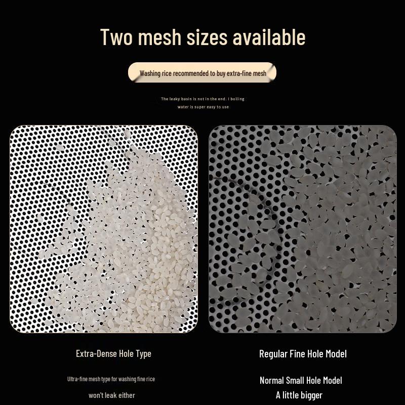 Stainless Steel Fine Mesh Strainer & Solid Basin Set