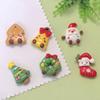 100Pcs New Cute Cartoon Christmas Series Flat Back Resin Cabochons Scrapbooking DIY Jewelry Craft Decoration Accessories