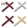 Eye-catching Car Decal Bling Waterproof Rhinestone 3D Religious Sticker with Self-Adhesive Self-adhesive Backing for Bumper Window Laptop Luggage