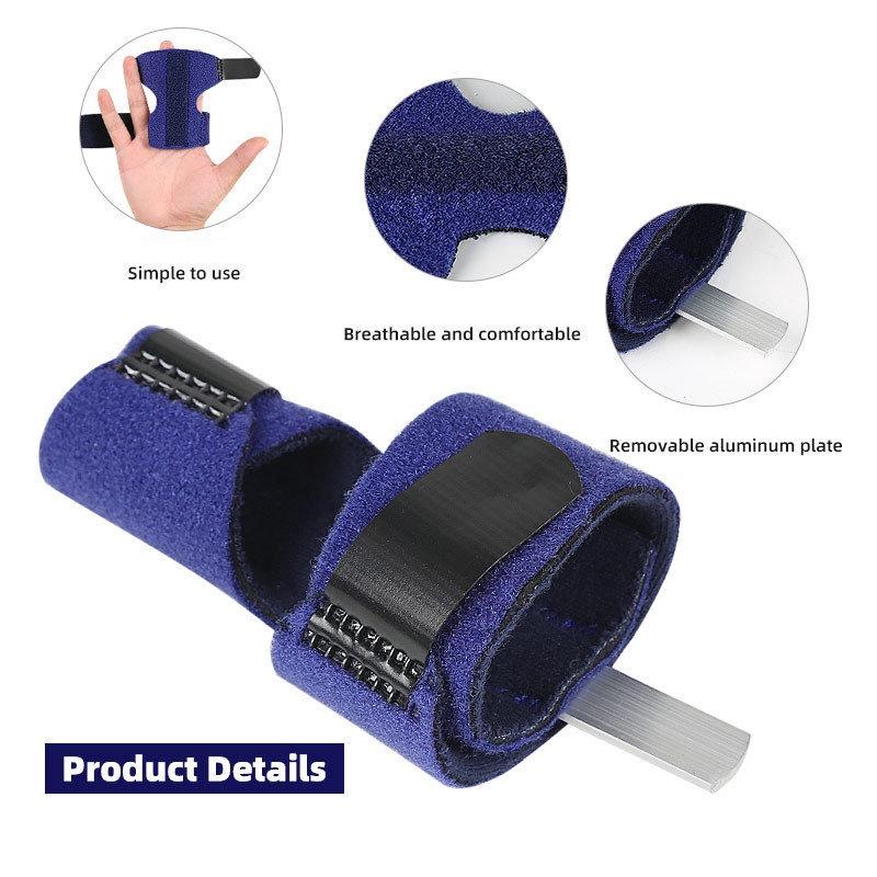 Fingerfeste Schiene, verstellbare Fingerfixierungsorthese zur Schmerzlinderung, Auslöser von Fingerverstauchungen, gebrochenen Verletzungen, Zerrungen