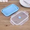 800ml Silicone Collapsible Portable Lunchbox Bowl Folding Food Storage Container Green