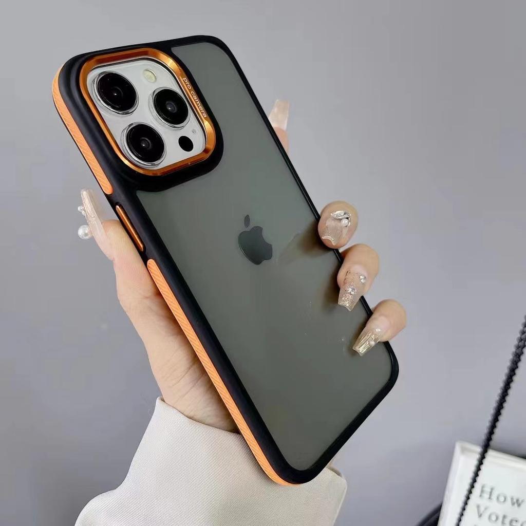 Apple 15 Metal Phone Case 16 Skin Feel 13/14 Anti-drop Full Cover Protective Case