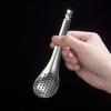 410 Stainless Steel Strainer Spoon Kitchen Spoon With Holes Cuisine Caviar Builder Roe Sauce Kitchen Cooking Gadgets