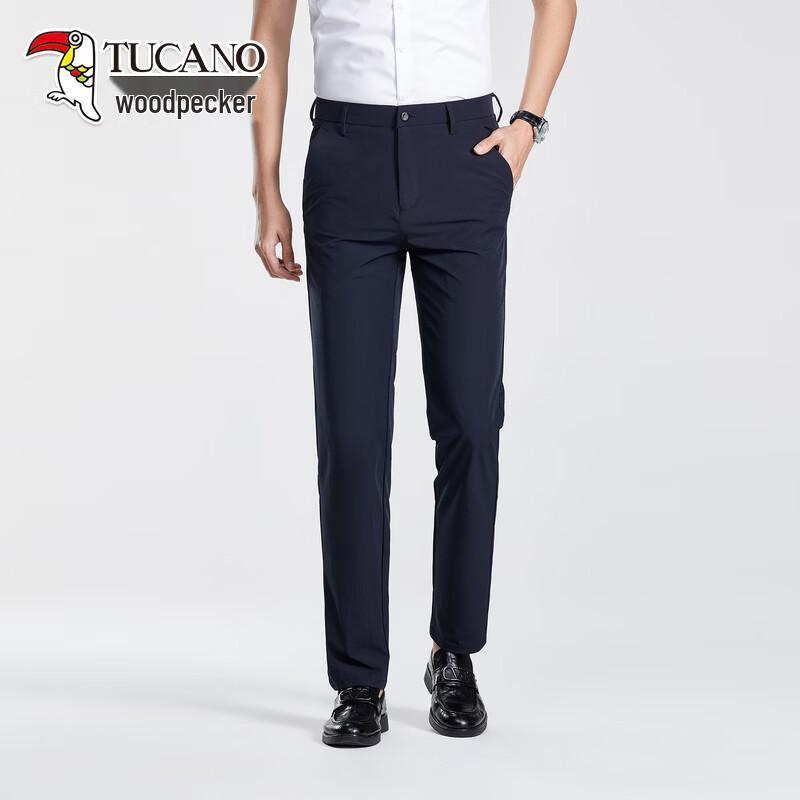 TUCANO Men s Straight Business Casual Trousers 30