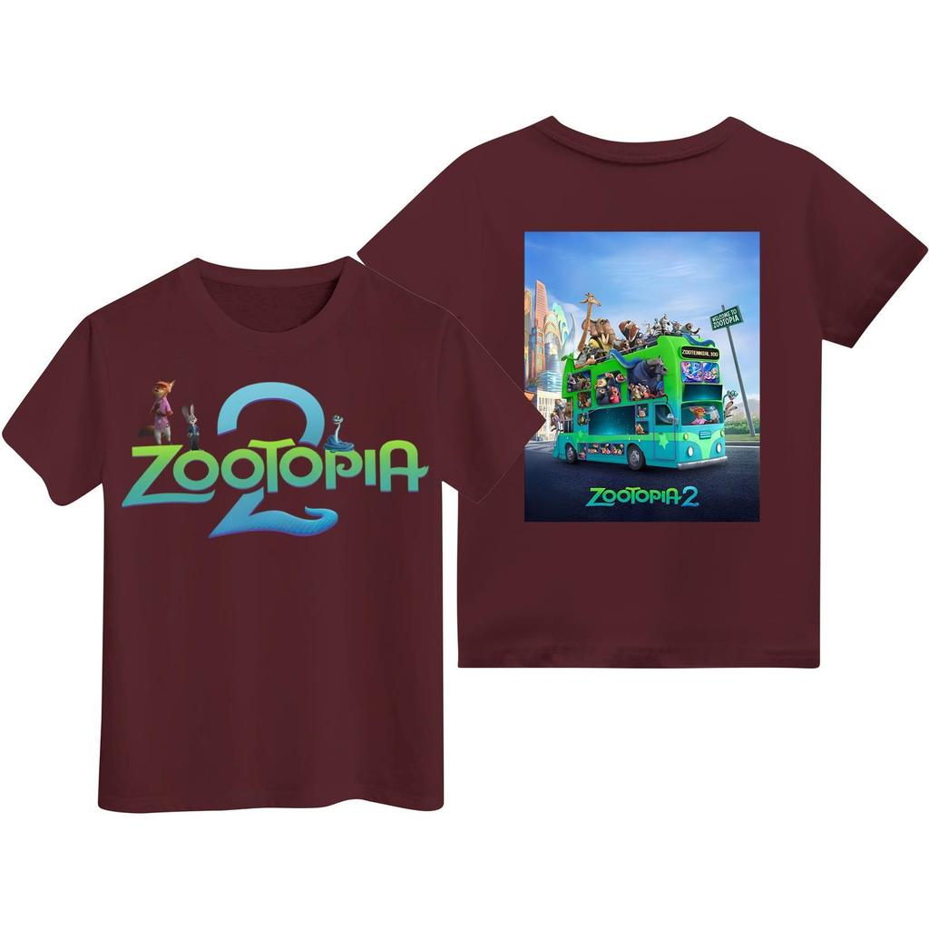 Children's Casual Fashion Cartoon Print Short-sleeved T-shirt Top