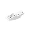 Non-Toxic Moc 10Pcs 13547 Curved 4X1 Inverted Building Blocks Kit Reverse Slope Surface Brick Particle Educational Diy Toys Birthday Gifts