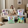 Game D-Dandys World Pillow Case Plush Fabric Soft Double Sided Print Sofa Cushion Cover Throw Pillow Covers