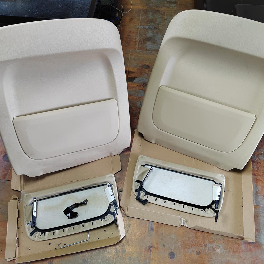 Car Seat Back Panel Leather Backrest Storage Pocket Cover For BMW 7 Series F01 F02 F04 730 740 750 760 52109173673 52109173668