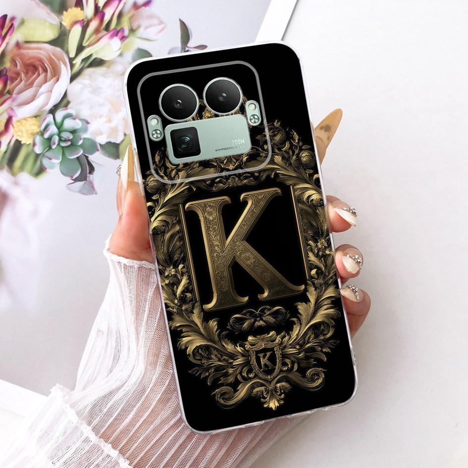 Für Realme GT8 Hülle Realme GT 8 Pro Cover 2025 Mode Buchstaben Krone Capa Weicher Silikon Stoßfänger Für Realme GT8 Pro RMX5210 Fundas