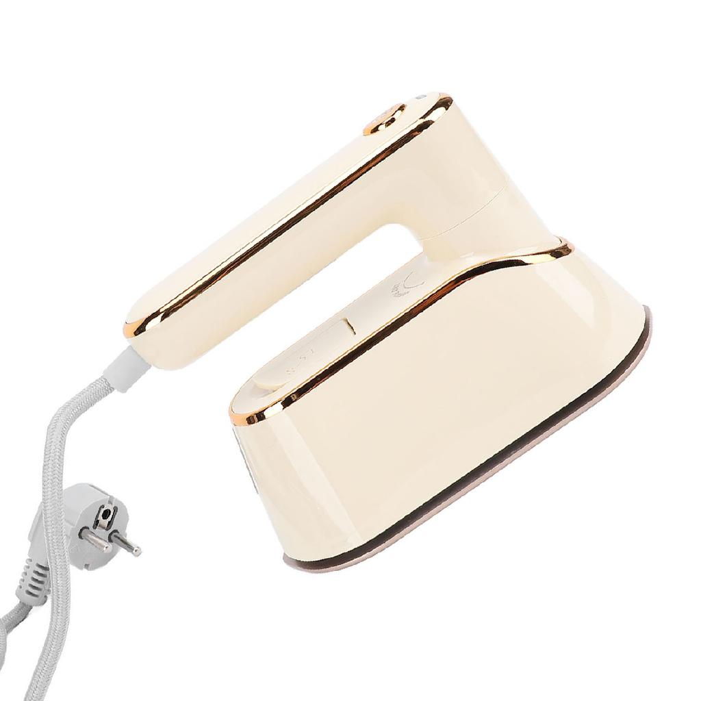 Handheld Steam Iron Beige Portable Rotatable Multifunctional 1300W Quick Preheating Drip Proof Handh