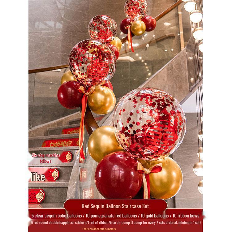 Wedding Handrail Decor: Stair & Balcony Floral Accents for Venue Styling