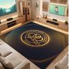 Queens Park Rangers Football Print Crystal Velvet Rug, Comfortable Water Absorbent Non Slip Indoor Floor Carpet